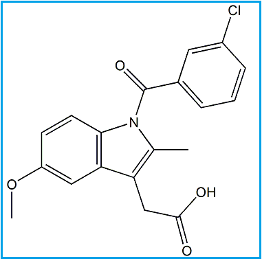 INDOMETHACIN EP IMPURITY E / INDOMETHACIN 3-CHLORO ANALOG / 4-DECHLORO-3-CHLOROINDOMETHACIN